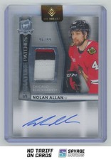 2024-25 UD The Cup Signatures Patches Auto RC Nolan Allan /99 #SP-NA Chicago