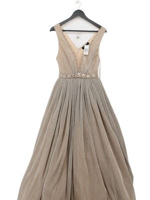 Jenny Packham Maxikleid UK8 in Gold