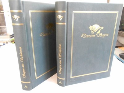 Sagen aus Schlesien (= Deutsche Sagenbücher 10). Reprint, Leder, Kopfgold, Abb