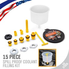 Spill Proof Radiator Coolant Filling Funnel K...