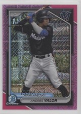 2024 Bowman Chrome Prospects Mega Box Pink Mojo Refractor /199 Andres Valor s9z