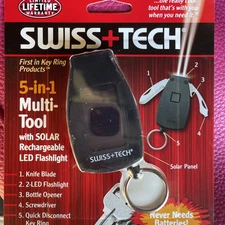 SWISS TECH: 5-in-1 Multi-Tool and Flashlight - SEALED