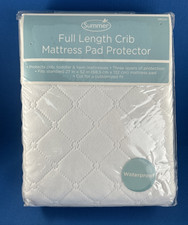 Summer Crib Mattress Pad Protector 2014 Waterproof Full Length NEW 27x52 Layers
