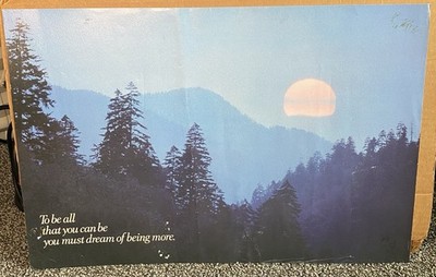 Vintage Argus Growth Motivation Inspirational School Work Poster 21  X 14  43835