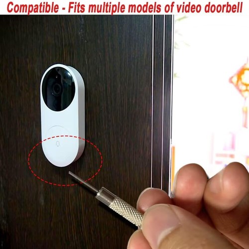 5 Pack Doorbell Removal Pin, Release Key Security Tool 5PCS, Silver - Bild 5 von 5