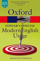 Fowler's Concise Dictionary Of Modern English Usage | Jeremy Butterfield | Buch