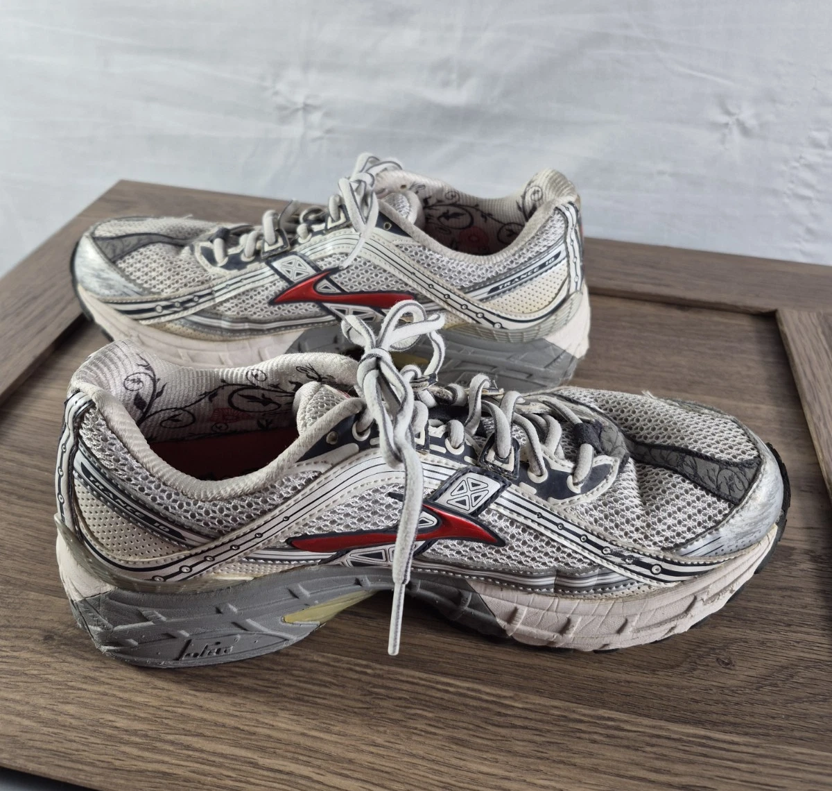 Brooks Trail Shoe Sz 9 Trance 12 Gray Blue White Neon Running Walking Outdoor Brooks Trance Running & Jogging Shoes for Women for sale | eBay main image 3