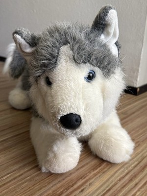 Rare 2010 Douglas The Cuddle Toy #1854 Plush 24'' XL Nadia Husky Dog wire ears
