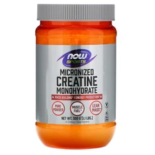 Now Foods Sports Micronized Creatine Monohydrate 1 1 lbs 500 g GMP Quality