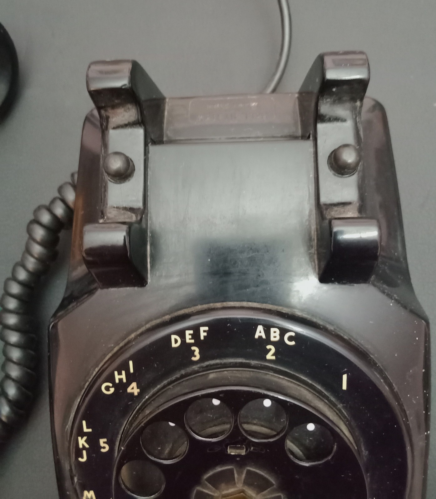 Western Electric Bell System Black Rotary Dial Telephone - Working Condition