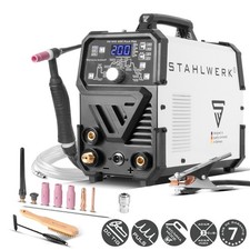 STAHLWERK DC TIG 200 Puls Pro Poste de soudage TIG numérique MMA et pulse