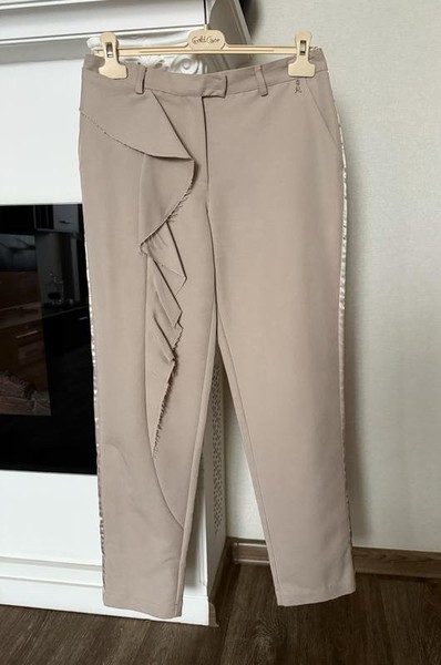 Women Patrizia Pepe Trousers Beige 38 / M / 46
