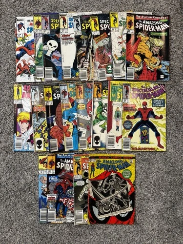 Spider-Man Bronze 20 Comic Lot Amazing 113 265 266 283 296 307 311 323 324