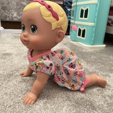 Zapf Creation Funny Faces Baby Born interaktive Baby Mädchen Krabbel sprechende Puppe