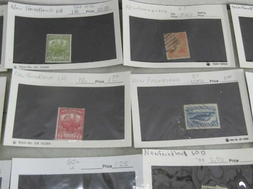 Nystamps Canada Newfoundland many mint old stamp collection high cost d13pc - Image 3 of 4