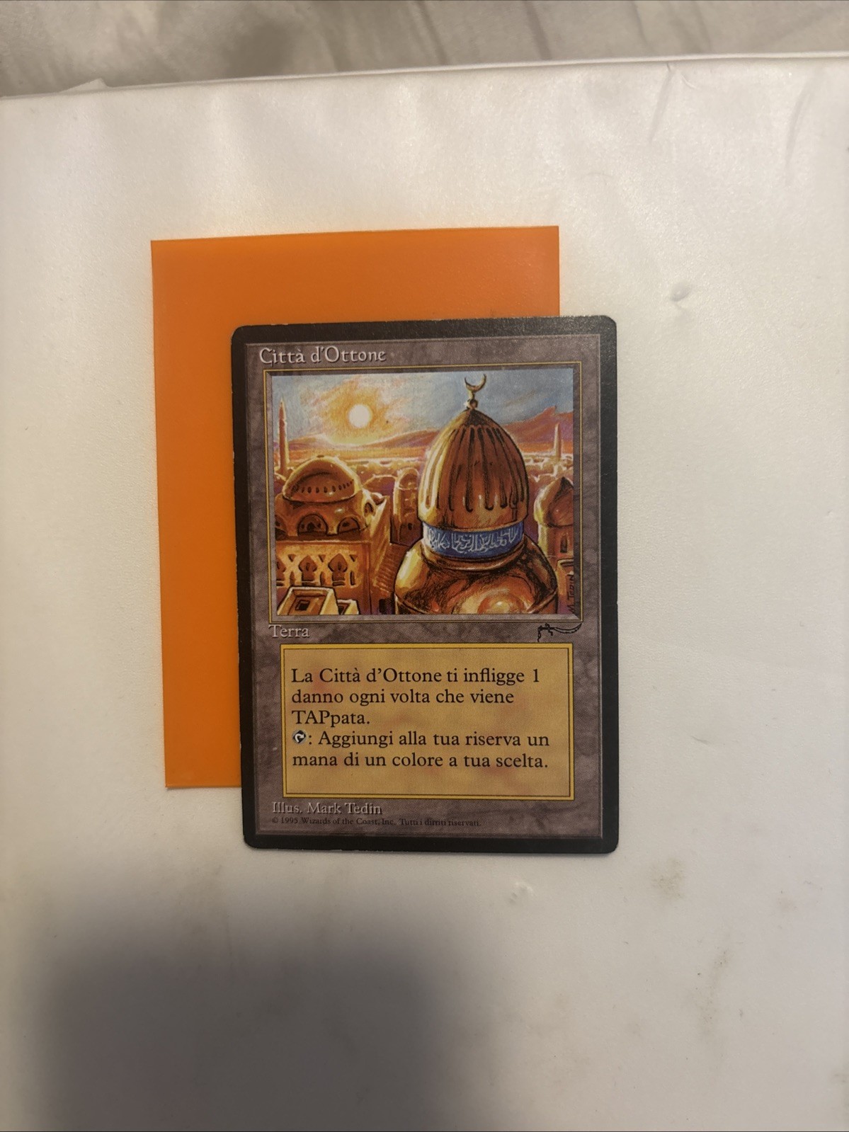 City of Brass FBB Italian Renaissance MTG Arabian Nights Citta D'Ottone