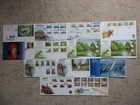 JERSEY - 2001 YEAR COLLECTION OF 13 FIRST DAY COVERS,COMPLETE BAR ONE MIN SHEET