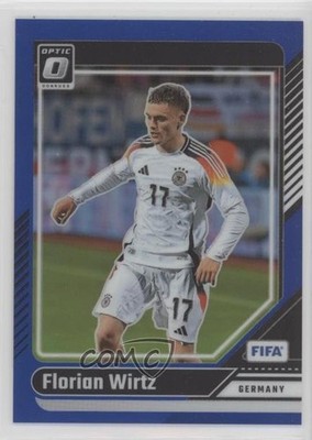 2024-25 Panini Donruss FIFA Optic Blue Prizm 57/149 Florian Wirtz #133 pe8