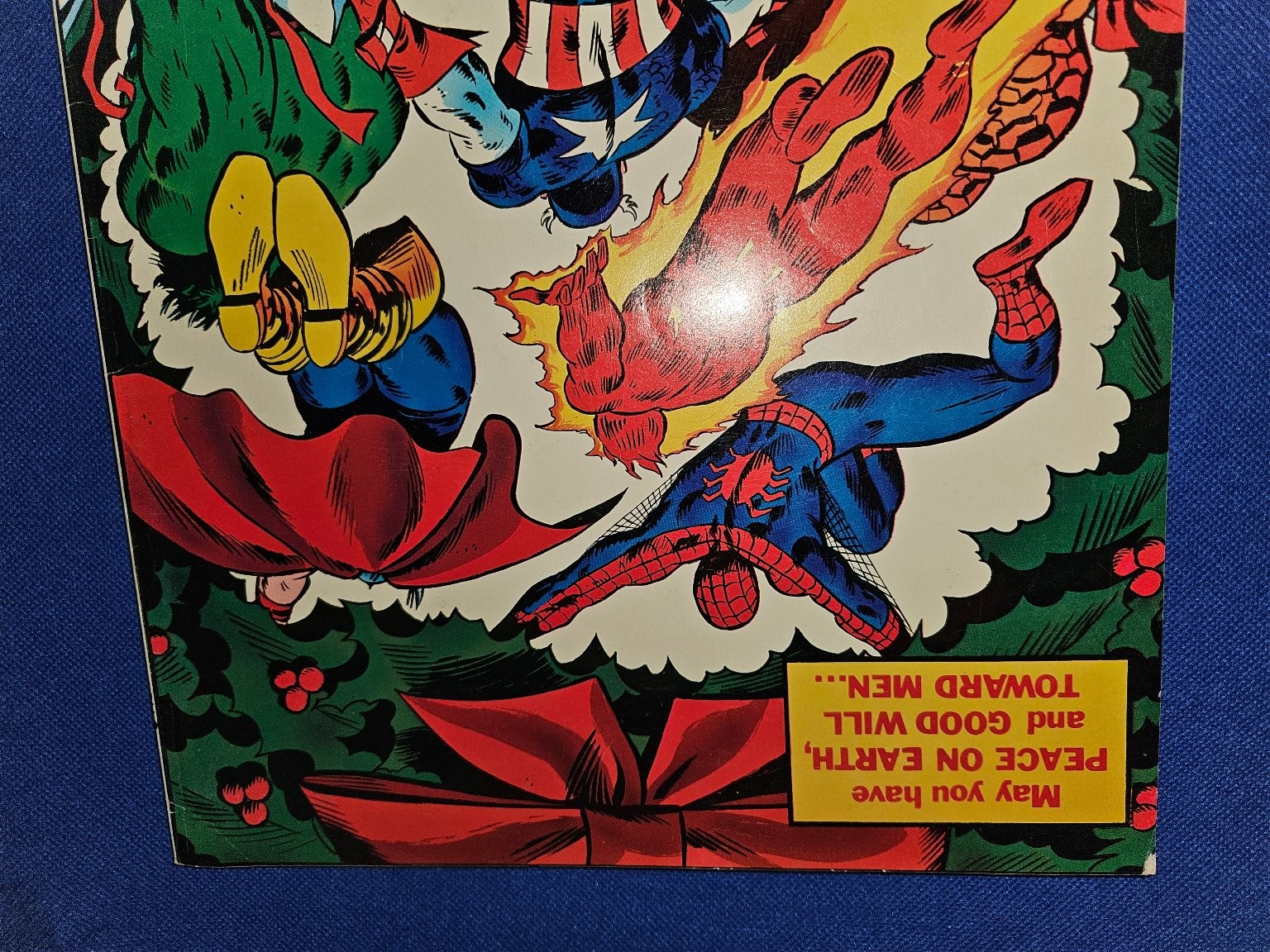 Giant Superhero Holiday Grab-Bag Marvel Special Holiday 1974 Comic Treasury