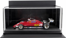 Ferrari F1 126C2 Mario Andretti #28 1982 Italy Monza GP in 1:18 scale w/ pilot f