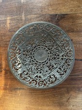 Antique Victorian Coalbrookdale Cast Iron Fruit Dish /Bowl