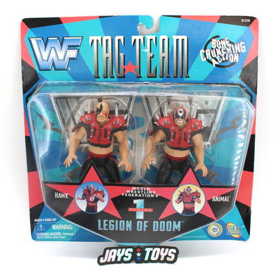 Legion of Doom Hawk & Animal Tag Team Series 1 WWF Figure Set