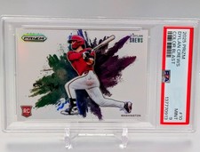 2025 Panini Prizm Dylan Crews Color Blast Case Hit SSP RC - #10 - PSA 9