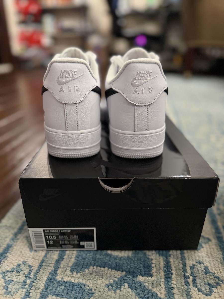 2025 Nike Supreme Air Force 1 Black White - Size 10.5 | eBay