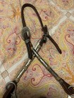 western show headstall with classic equine bit — photo 2