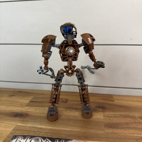 Lego Bionicle Toa Onewa 8604 Complete Figure w/ Manual Ships Fast!