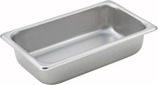 1/4 Size Pan, 2 1/2-Inch, Stainless Steel, 1 Count (Pack of 1)