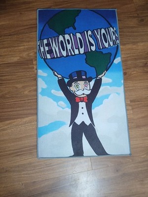 The World Is Yours X Mr Monopoly Custom Rug