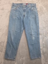 Vintage Levis Signature 545 Loose Fit Denim Jeans Mens W40 L32 Blue Medium Wash