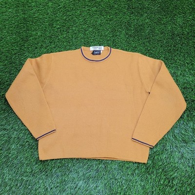 Vintage 70s Campus MOD Sweater Womens Large 21x22 Boxy USA
