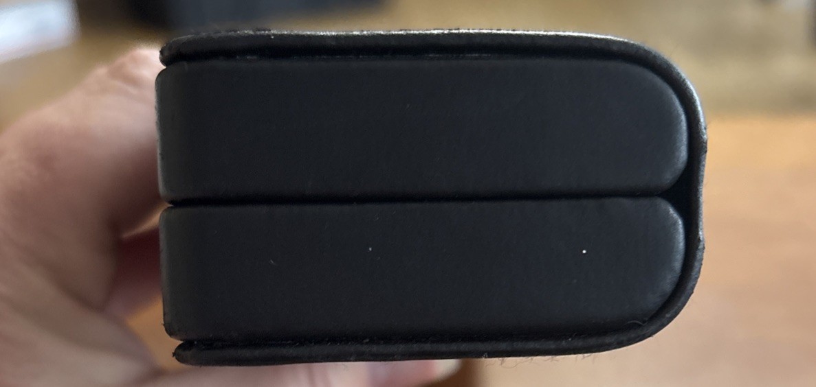 Fendi rectangular silver-tone watch with a tan le… - image 18