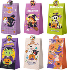 Halloween Treat Bags,Halloween Party Favors,24Pcs Candy Bags Trick or Treat