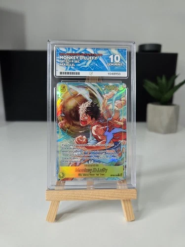 One Piece CCG Monkey.D.Luffy OP15-119 SEC Alt Art PSA Kami's Island 2026 ACE 10