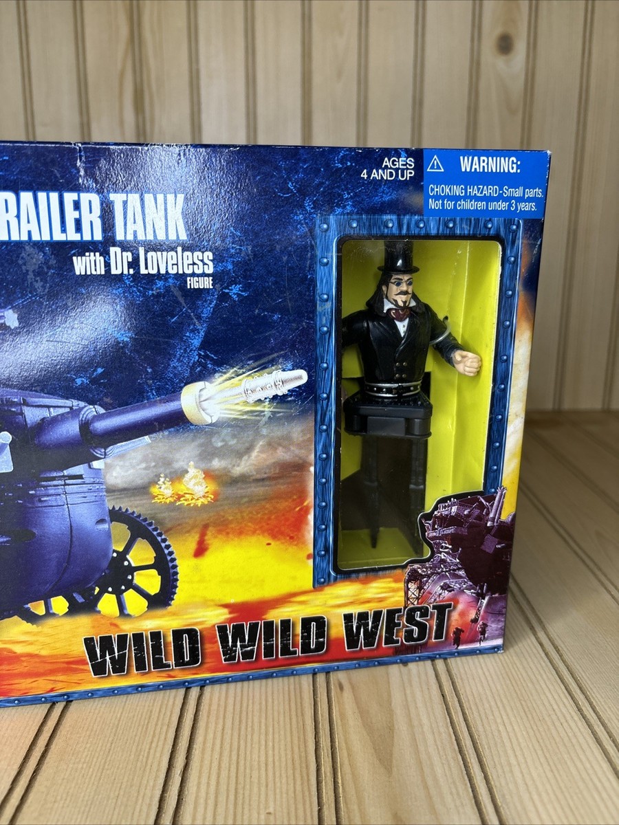 Wild Wild West Derailer Tank With Dr. Loveless Figure X-Toys 1999