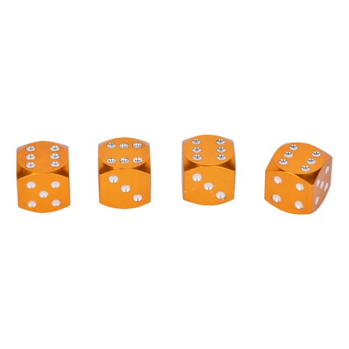 7 Color Metal Dice Wheel Valve Stem Tire Cap Trims For Car/Bike/Truck Dust Cover - Picture 6 of 23
