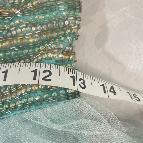 Madison James 17-278 Tulle Ball Gown With Sequin Bodice Size 8 - Picture 8 of 8