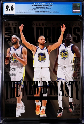 SLAM Magazine WARRIORS CGC 9.6 BLACK METAL Stephen Curry Klay Draymond