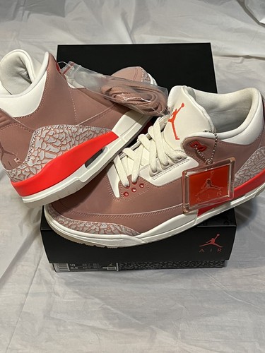 Air jordan 3 retro para mujer 10 hombre 8,5 rosa óxido - Imagen 5 de 6