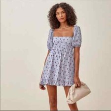 Reformation Bristol Mini Dress in Petunia S