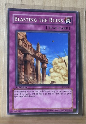 1st Edition Blasting The Ruins (IOC-048) Yu-Gi-Oh! TCG, Trap Card, Vintage, HP | eBay 1st Edition Blasting The Ruins (IOC-048) Yu-Gi-Oh! TCG, Trap Card, Vintage, HP | eBay