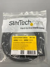 Brand NEW STARTECH 6ft/1.8 DisplayPort Cable WITH LATCHES! 