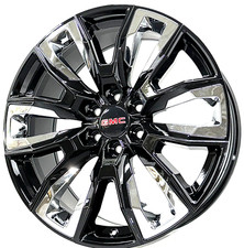22 Gloss Black Chrome Oe 95513 Replica Rims 2026 Gmc Denali Ultimate 6x5.5 28
