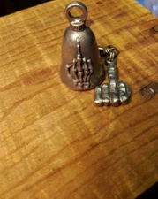 Middle Finger - You're No. 1 - Finger Bird Watching Guardian Bell Pendant Lucky 