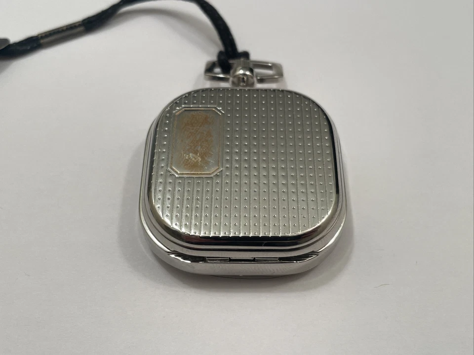 Reloj Bolsillo Charles-Hubert Dos Tonos Cuarzo Cazador Estuche #3555 París Piezas-como está Foto 3 de 4