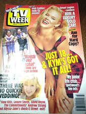TV Week Magazine 1992 Kym Wilson~Hugo Weaving~Jo Bailey~Ben Mendelsohn