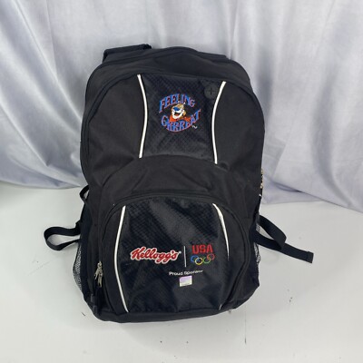 Padded Laptop Backpack Bag Kellogg's Olympics Sponsor Tony Tiger 18''